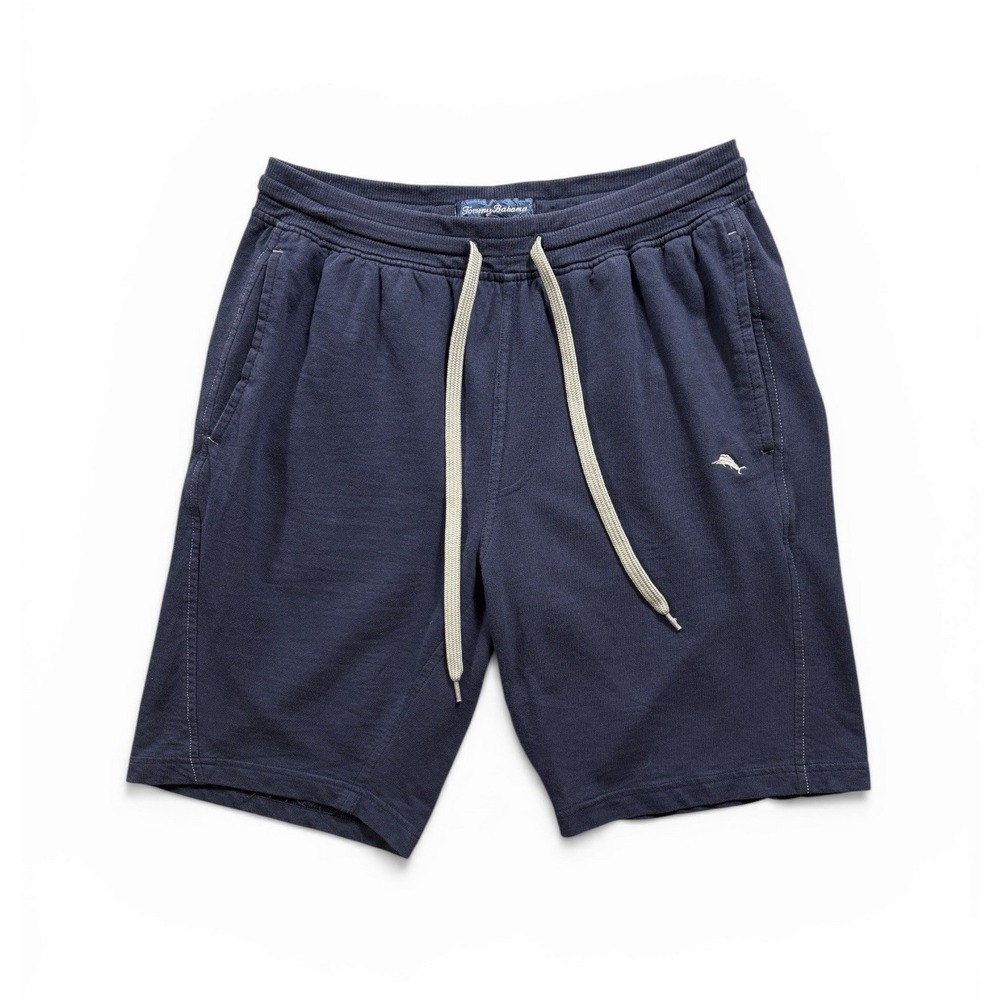 Tommy Bahama Men's Active Shorts Blue Drawstring Elastic Waist Size Small -1653